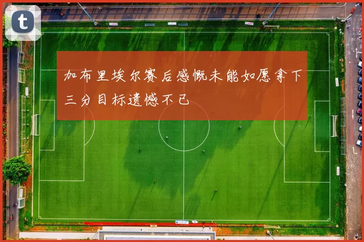加布里埃尔赛后感慨未能如愿拿下三分目标遗憾不已